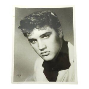 Elvis Presley Young William Speer 8x10 Promo Portrait Headshot 1970's Reprint